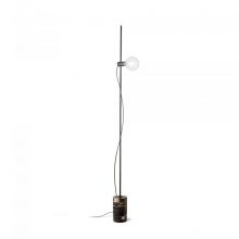 Eva lampa podłogowa czarna 1x60W E27
